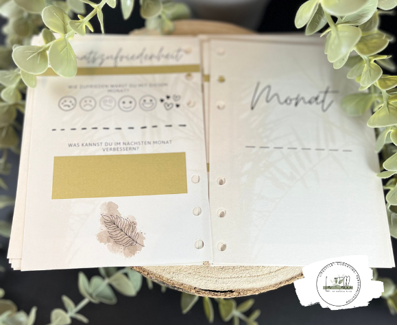 Budget-Planer A6 Beige