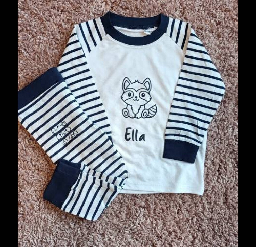 personalisierte Kinderschlafanzüge für Mädchen und Jungen