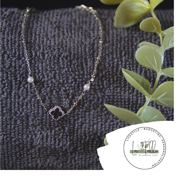 Armband "Klee mit Perlen"