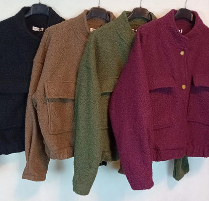 Teddyjacke- Braun